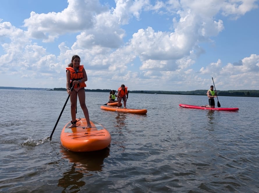 SUP board på Randers Fjord