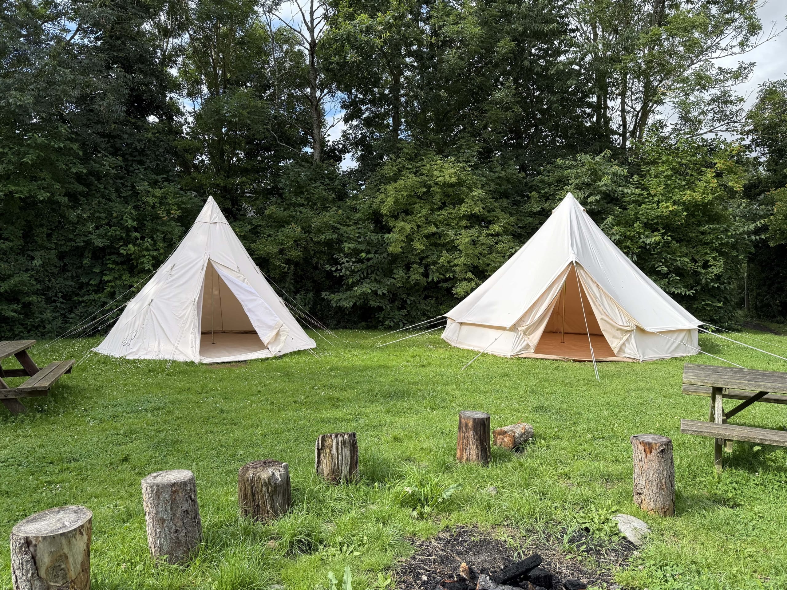 Familietelte i to størrelser